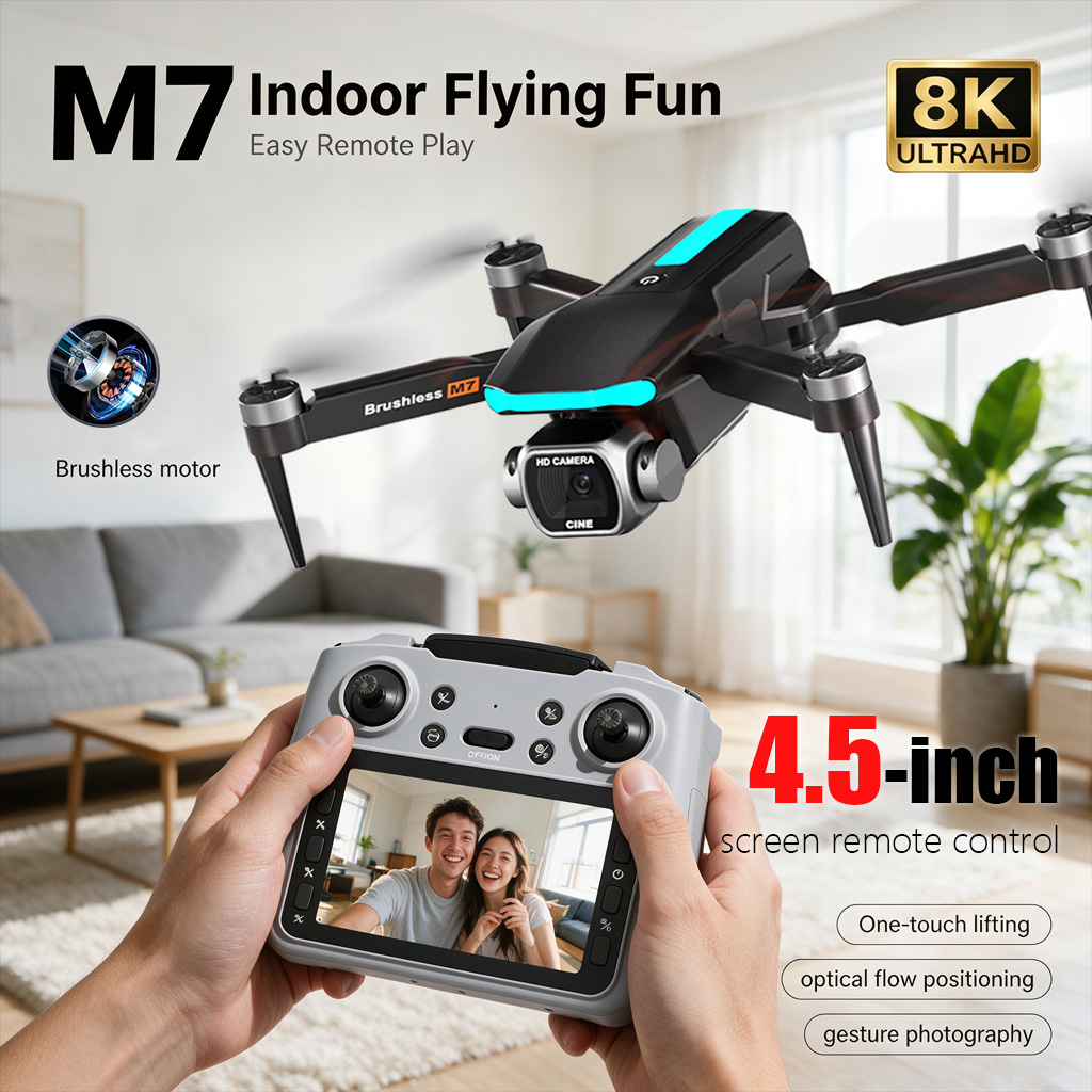 Drone Mapping - New M7 RC Drone Professional 8K