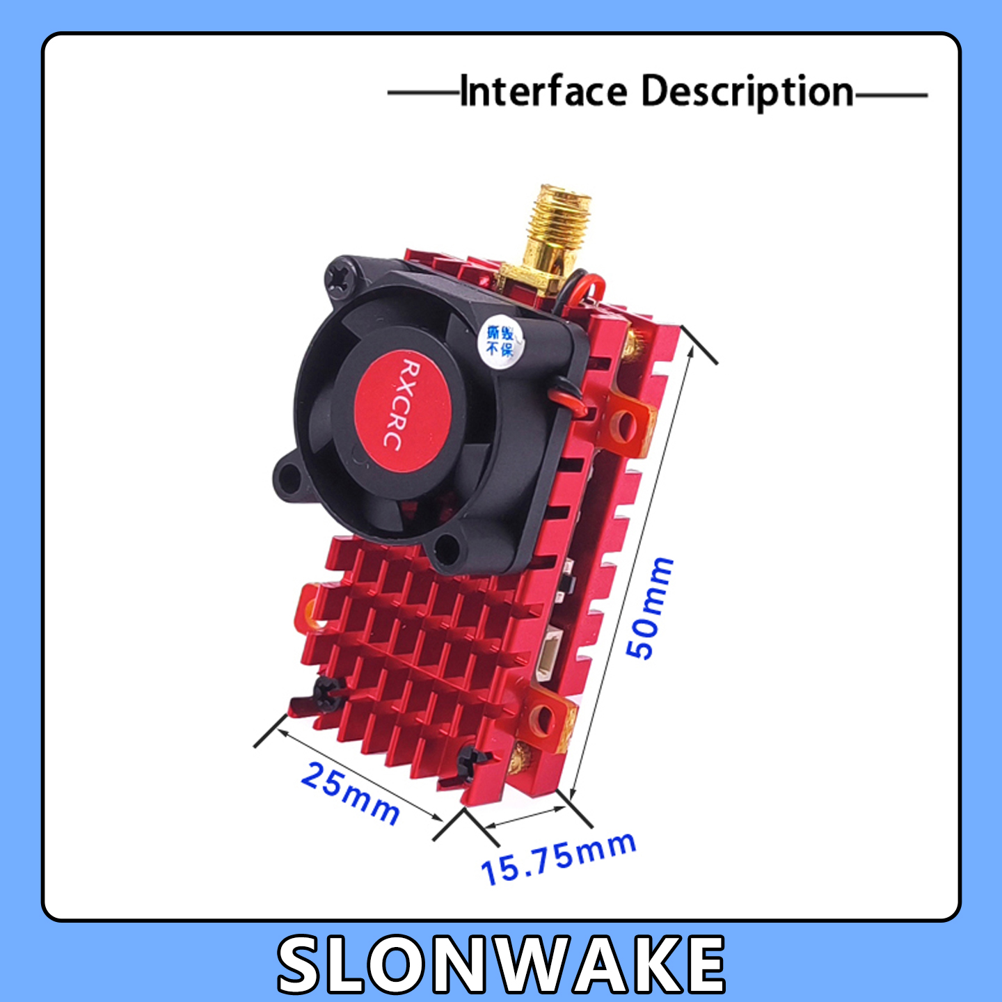 SLONWAKE 5.8G 2W VTX FPV 1800T - огляд і ціна Drone Cinematic