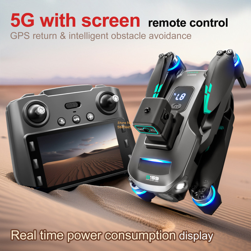 8K Dual Camera 5G WIFI FPV Rem - огляд і ціна Drone Cinematic