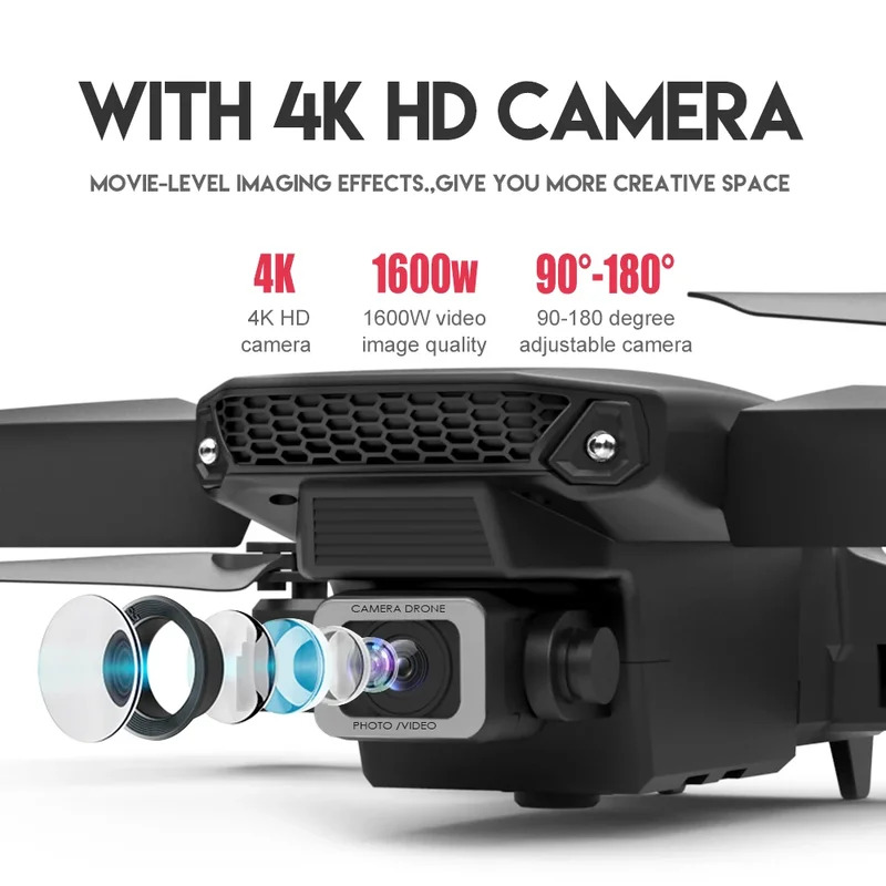 E88 ProIntelligent Folding Dro - огляд і ціна Drone Cinematic